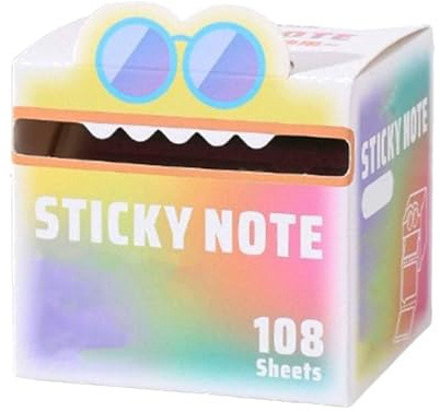 Blätter Transparente Haftnotizen, 5x7cm Transparent Sticky Notes, Wasserfest Clear Sticky Notes, Selbstklebende Durchsichtige Klebezettel für Schulsachen, Schule, Büro, Hause (I)