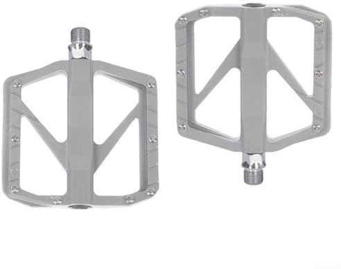 Gdfnmogo Pedal aus Aluminiumlegierung mit 4 Kugellagern, hergestellt für Mountainbikes und Rennräder, mit Chromstahl-Schaft für lange Haltbarkeit und reibungslose Rotation (orange)
