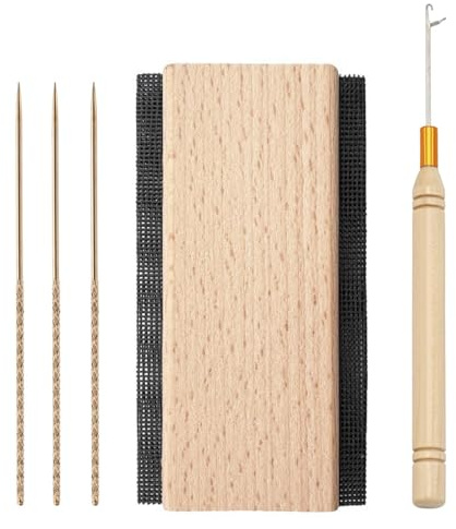 YUPZAR Set da 3 pezzi Pettine per cashmere, pettine per lana, pettine per pelucchi, levapelucchi, aghi per riparazioni, kit da cucito