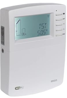Controlador Solar SR223 For Sistemas De Calentamiento Solar De Agua Con Múltiples Divisiones, Control Mediante Aplicación Móvil Con Interfaz De Comunicación 485