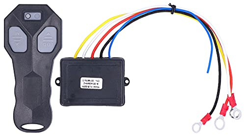 Kit telecomando wireless per verricello 12V per verricelli elettrici da recupero, adatto per, compatibile con SUV ATV Off Road Warn Ramsey Superwinch Smittybilt Gorilla Bulldog