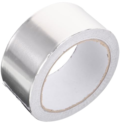 CALLARON Ruban Adhésif Étanche Anti-fuite en Aluminium 0,1 Mm Épaisseur 5 Cm Largeur 20 M Longueur, Bande D’étanchéité Renforcée pour Réparation Tuyaux, Joints Plats et Plomberie