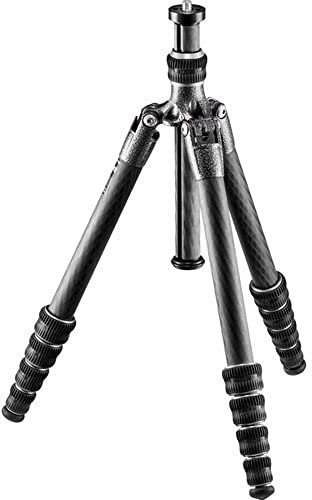 Gitzo Lightweight Traveler Series 1 Carbon Fiber Tripod, Silver & Black (GT1555TUS)