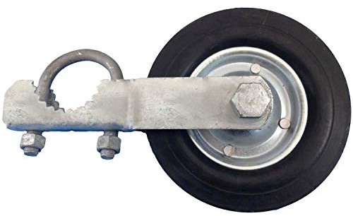 Jake Sales Gate Helper Wheel for Supporting Gates with 1-3/8 Thru 1-7/8 Gate Frames - Gate Helper Wheel to Prevent Gate from Dragging - Gate Support Wheel