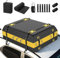 JOBYNA Auto Dachbox Faltbare, 15 Kubikfuß/ 425 L PVC Dachkoffer Gepäckbox 100% Wasserdichter Dachtasche, Dachgepäckträger Tasche für Alle Autos mit Kombinationsschloss, Aufbewahrungstasche