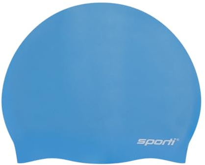 Sporti Kids' Silicone Swim Cap - Blue