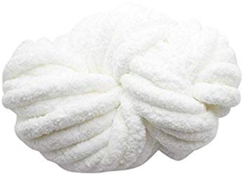 Dicker Wollgarn, Chenille Dicke Wolle zum häkeln und stricken Decken Schal Hut, Dicke Weiche Strickwolle 300g, DIY Riesenwolle Handgestricktes Wollgarn, Weiche Sperrige Armstricken Wolle, 18M Länge