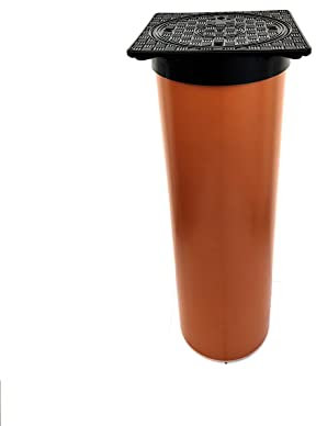 KG Rohr DN315 Schachtdeckel Kl.A15 Kontrollschacht Drainage Schachtverlängerung (KG Rohr quadratisch Rahmen geschlossen)