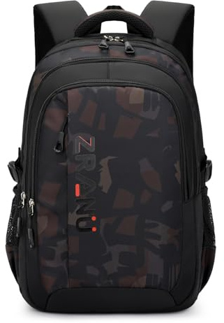 Amythe Rucksack Jungen Schulrucksack Teenager- Lässiger Daypack Herren Wasserdicht für 15.6 Zoll Laptop, Schultasche Jungen 5.- 9. Klasse Modischer Ranzen, Schwarz