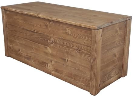 TOTAL WOOD 2012 Truhenbank Banktruhe Sitzbank Sitztruhe Truhen aus Holz, Verschiedene Messungen, Modell Paolo