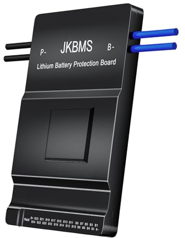 JKBMS Smart BMS mit Heat CAN RS485 8S-20S 24V-60V 200A 2A Aktives Balance-BMS mit Bluetooth Batterieschutzplatine für Li-Ion,LiFePO4 und LTO Lithium-Akkupacks (JK-B2A20S20P-HC)
