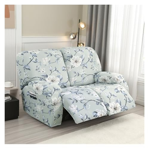 Copridivano Relax Reclinabile Elasticizzato 2 Posti, Copripoltrona Relax Reclinabile Universale con Tasche, 6-Pezzi Fodera per Poltrona Lavabile, Coperture per Elettrica Divano da Massaggio(#1)