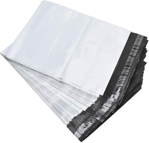 100 Stück 229x305 mm 9'' x 12'' Versandbeutel Plastik Versandtaschen, Professionelle Versandtaschen aus Plastik mit blickdichtem Selbstklebeverschluss Paket Bag Kunststoff Mailing Taschen