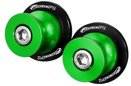 GNSDHJIK Motorrad MontagestäNder Für B F800R 2009 2010 2011-2022 2023 2024 8MM Zubehör CNC Schwingenspulen Schieber Hinterständerschrauben(GRÜN)