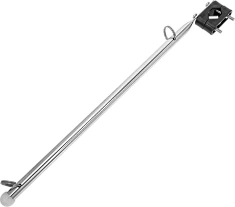 POPETPOP 3St Flaggenmast für Boote Hausfahnenmast-Kit Flaggenstöcke Bootszubehör segelboot zubehör boat accessories Fahnenmast für Marineboote Fahnenmast in Schienenform Rostfreier Stahl