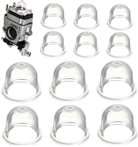 COMVASTARS 12 Stück Primer Pumpe für STIHL FS130 FS85 FS80 FS56 FS55 FS46 FS45 F40 FS38, Primer Birne Vergaser Ersatzteile Pumpe Bulb Zubehör für Motorsense Freischneider Fadenschneider.(19mm & 22mm)
