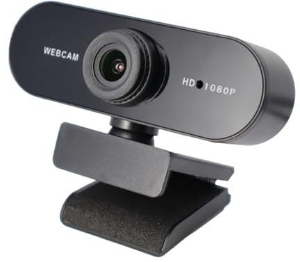 NHQZ Webcam vidéo Ultra HD 1080p avec Microphone antibruit intégré pour PC, Diffusion en Direct, Cours en Ligne et conférences Web.