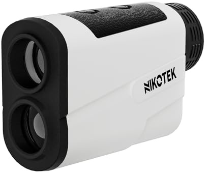 NIKOTEK Golf Range Finder with Slope,1000M/1093Yards Rechargeble Rangerfinder,Flag Lock, Scan Measurement for Golfers,Carrying Case