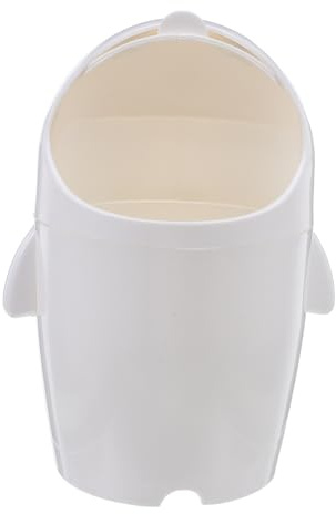 Uonlytech Mini Cestino per Rifiuti da Tavolo Forma di Animale con Coperchio Bidoncino da Scrivania Antiscivolo e Compatto per Ufficio Camera e Cucina
