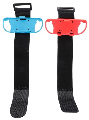 Kisangel 2 pièces Bracelet de Poignet Élastique Réglable pour Manette Switch Accessoire de Jeu Confortable et Pratique Compatible Somatosensoriel