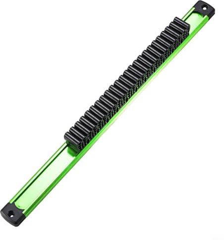 TONIXY Aluminum Alloy Magnetic Socket Organizer, Tool Holder Rail For Wrenches And Screwdrivers, Garage Workshop Storage Solution To Reduce Clutter