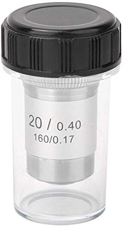 Lente objetivo de microscopio acromático 4X-100X para todos los microscopios biológicos con interfaz C (20X)
