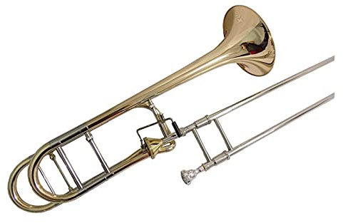 Quartposaune BB/F Thayer-Ventil-Posaune Gold Messingmaterial Mit Fallmundstück Professionelle Musikinstrumente