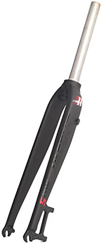 26/27.5/29 Pollici MTB Forcella, Forcella Rigida in Lega di Alluminio Ultraleggera/Tubo Dritto 28,6 * 250mm/Apertura 100mm/Lunghezza Spalla 450mm/Adatto per Mountain Bike