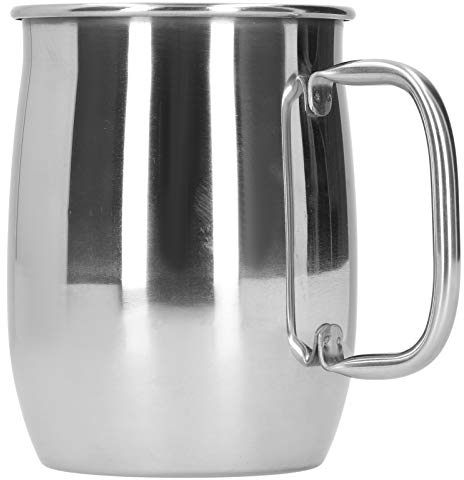 Uadme Bierkrug aus Edelstahl,1000ml Doppelwandiger Kaffeetasse,Unzerbrechlicher Teetasse mit Griff,Krug zum Trinken von Tee,Kaffee,heißen,kalten Säften,Getränken,Whiskey-Cocktails
