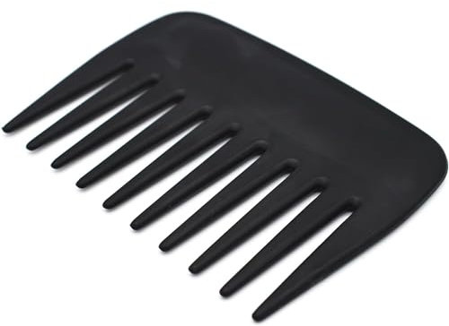 DOETYD Hair Comb Wide Tooth Haidressing Comb No-Handle Styling Hairdressing Tool Anti Static Streaker Comb for Women and Men Barber, Black