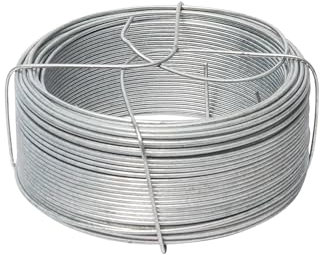 WERKA PRO Fil de Fer galvanisé Bobine 50m avec Support Ø 1,8 mm