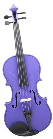 Violine Lila 4/4 Violine Anfänger Akustik Violine Geige Set Mit Fall Bogen Zubehör(Violin set)