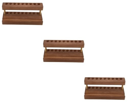 STOBOK 3stücke Acrylfarbe Organizer Mit Pinselhalter Mehrschichtiger Für Künstlerbedarf Platzsparend Und Für Kreative Projekte Und Arbeitsflächen