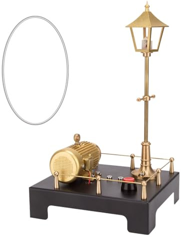 ToyGhillied Mini generador de vapor, lámparas de escenas modelo de motor de vapor, motor de combustión externa, científico y educativo para adultos