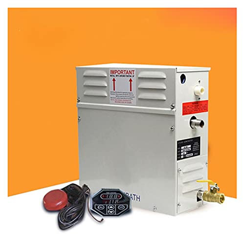 Estufa de sauna, 9kw Generador de vapor for ducha Inicio Máquina de vapor Equipo sauna Sauna Baño SPA Ducha de vapor con controlador digital.,Para el hogar, hotel