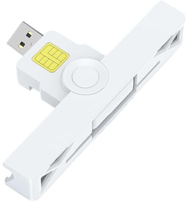 Lector CAC genérico,Lector de tarjetas de crédito USB C - Lector CAC portátil USB C para tarjeta inteligente CAC, salud, identificación gubernamental, banco IC, tarjeta de crédito, R: Usb, Se référer