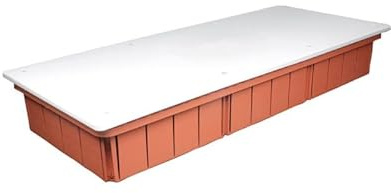 CASSETTA DI DERIVAZIONE DA INCASSO PER PARETI IN MURATURA 516X200X90 COPERCHIO E VITI IP40