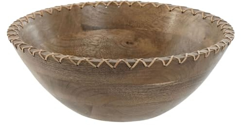 Home ESPRIT - Insalatiera in rattan naturale in legno di mango 30 x 30 x 12 cm - Marca EAN: 8424002147778