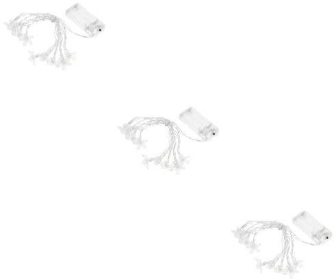 Hemobllo 3 Stücke Künstliche Solar Lichterketten Pvc Material Yard Decor Solar Lampe String Für Outdoor Ornamente