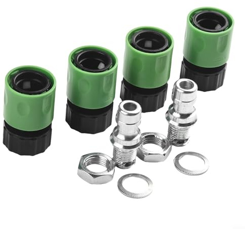 Kit adaptateur de lavage de pont pour tondeuse à gazon avec plusieurs connecteurs, buses, lames, écrous pour un nettoyage efficace des tondeuses autoportées, tondeuses, souffleuses à neige