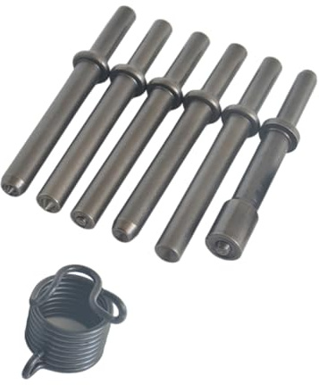 Lissage haute performance marteau-aérien burin pneumatique embouts outil burin pneumatique avec ressort pour la réparation de travaux de construction