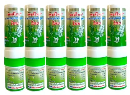 Hong Thai Duftstift mit ätherischen Ölen – Grün (6) | 100 % natürlich – Aroma-Stick