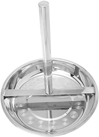 LIGIGWASH Edelstahl Hähnchen Bräter Vertikal Grillrost Leicht Zerlegbar Für Outdoor Grillen Praktischer Hühnerhalter Mit Tablett 28cm