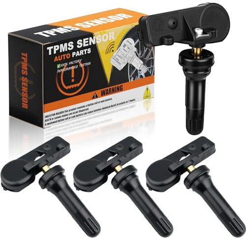 SHOCKENT Upgraded 433Mhz TPMS Sensor 13598773 for:-Chevy Malibu 2016-2022, Cruze 2016-2019, Impala 2017-2018, Traverse 2021-2022; for:-GMC Acadia 2016-2022;Tire Pressure Monitoring System Sensor 4Pcs