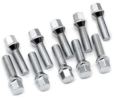 Tornillos perno Rueda Compatible Con X5 Pernos De Neumáticos Reemplazo De Pernos De Montaje De Cojinetes Y Cubos De Rueda, Reemplazo De Pernos De Neumáticos De Acero