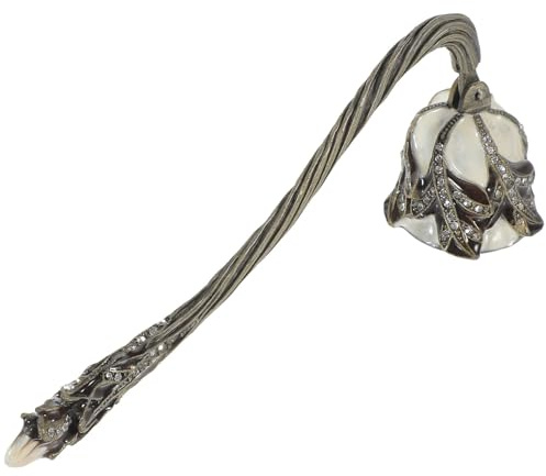 SWETRACE Estintore e Design Vintage per Candele in Lega di Zinco Forma a Fiore Resistente e Antischizzo di Cera, per Candele Profumate e Tealight