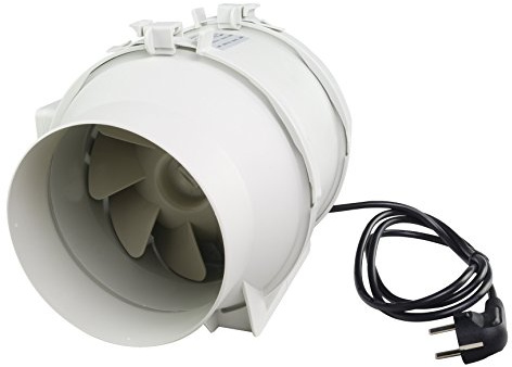 LABT Rohrventilator Rohrlüfter Zusatzlüfter Durchmesser 150 mm Absaug Ansaug Gebläse Industrie Zuluft Abluft Ventilation 2 Stufen