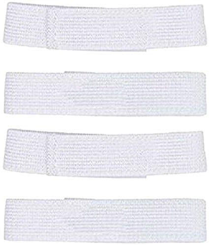DON LAST MAN STANDS Stocking Ties Soccer Football Socks Rugby Hockey Stopper Fastening White PK Of 2 Pair