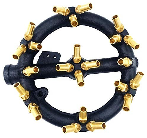 Joywayus - Bruciatore a getto di gas naturale, 23 punte per Wok Range, Mescolare friggere, grigliare, ugello rotondo in ghisa