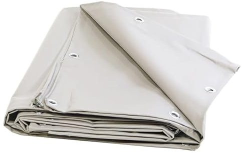 Tecplast Bâche pour Carport Blanche 3x5 m XP640CP - Garantie 10 Ans - Toile PVC étanche pour abri de Voiture - Made in France